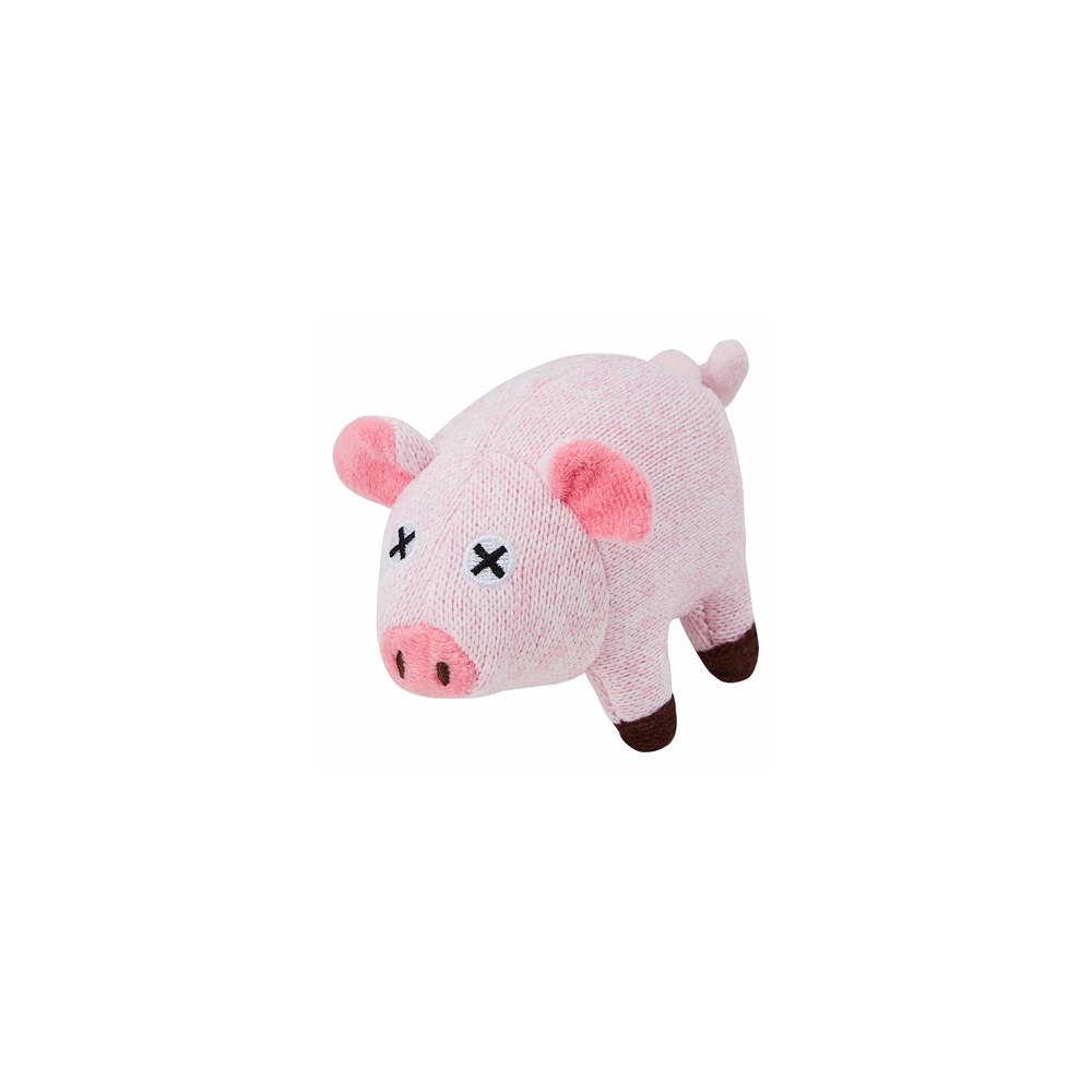 汪汪耐咬發聲玩具 - 農場粉小豬