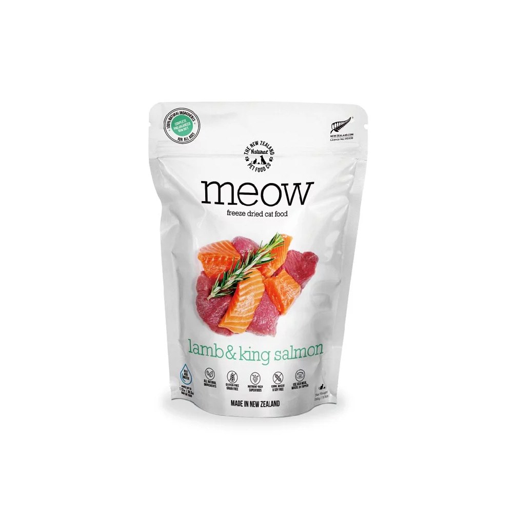 meow貓咪冷凍乾燥生食餐 - 羊+帝王鮭