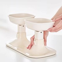 高度調節寵物瓷碗 - 雙碗架