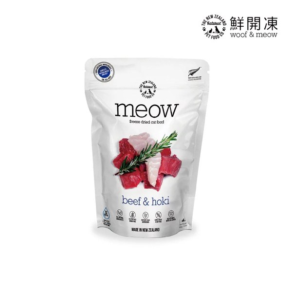 meow貓咪冷凍乾燥生食餐 - 牛肉+鱈魚