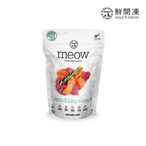 meow貓咪冷凍乾燥生食餐 - 羊+帝王鮭